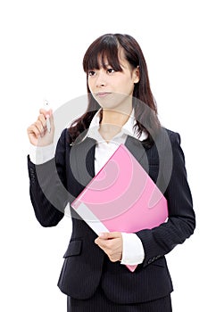 Young asian businesswoman photo