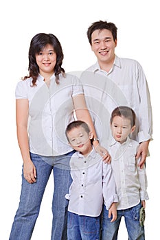 Young Asian Family