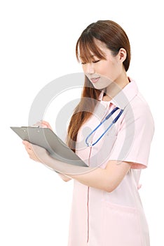 Young asian female nurse