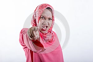 Young Asian muslim woman wearing hijab