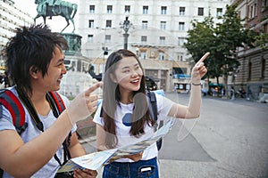 Young Asian Tourists
