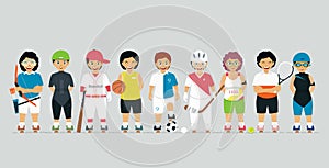 Young athletes photo