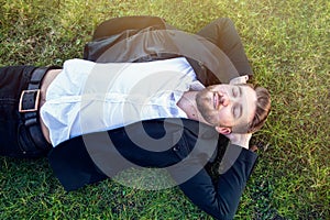 Young attractive businessman