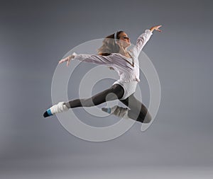 Young, attractive and modern dancer