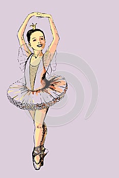 Young ballerina number four