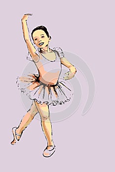 Young ballerina number three