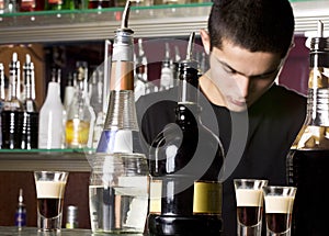 Young barman