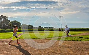 Young Batter - Field of Dreams Movie Site - Dyersville, Iowa