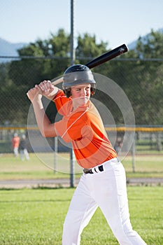 Young Batter ready to hit the ball