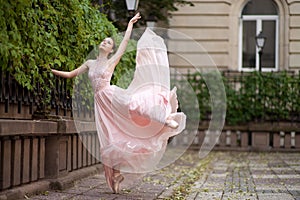 Young beautiful ballerina