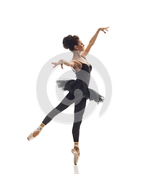 Young beautiful ballet dancer