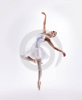 Young beautiful ballet dancer