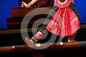 A young bharatnatyam artist amazing performance in Bengaluru,Karnataka,India on April 8,2017