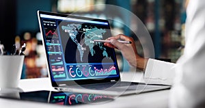 Young Black Woman Analyzing KPI Data On Computer