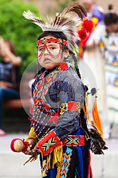 Young Blackfoot Indian Dancer