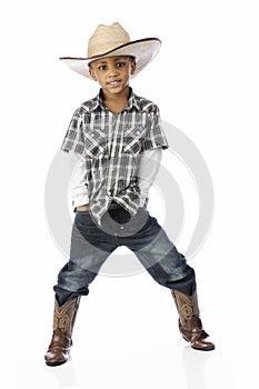 Young Bowlegged Cowboy