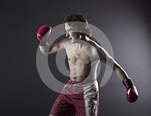 Young Boxer fighter