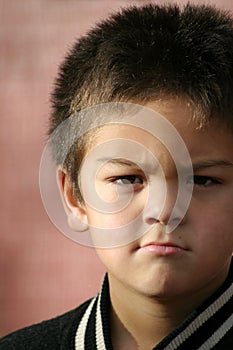 Young Boy Angry