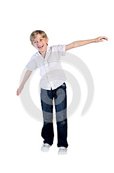 Young boy dance