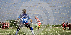 Young Boy Goalkeeper