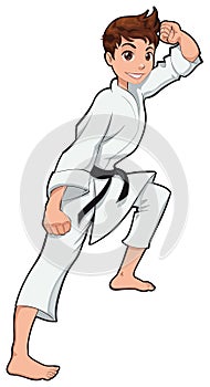 Young boy, Karate Player