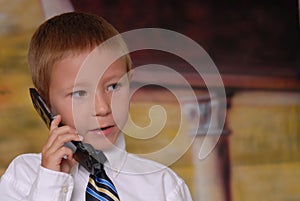 Young Boy on Phone 5