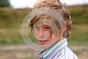 Young boy portrait