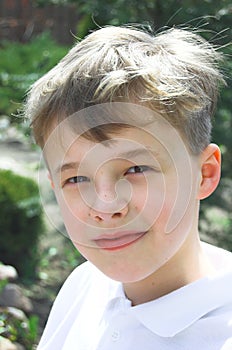 Young boy portrait