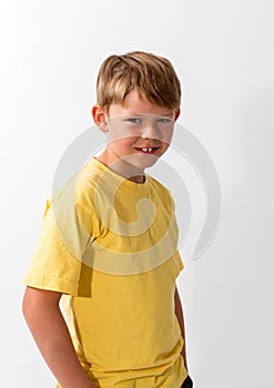 Young Boy Posing in a hat