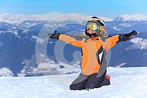 Young Boy Skier