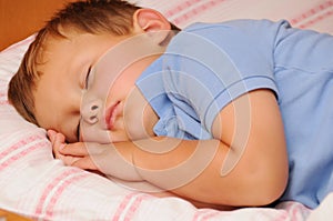 Young boy sleeping