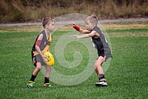 Boys under 7, AFL football game