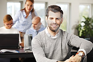 Young broker portrait