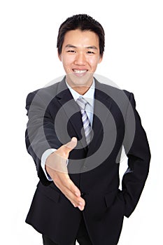 Young Business man handshake photo