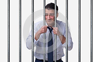 The young businessman behind the bars in prison