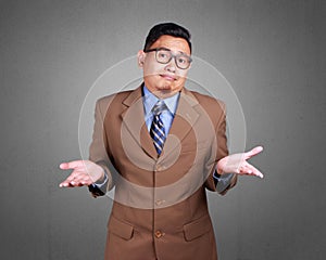 Young Businessman Indifferent