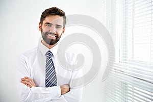 Young businessman in the office