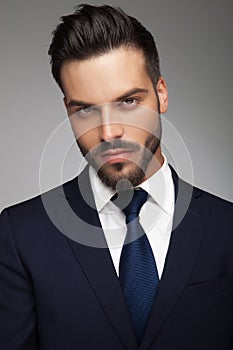 young businessman in suit and tie