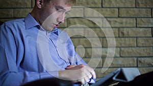 Young Businessman With Tablet Computer 2