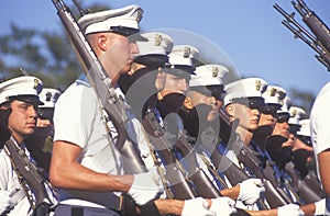 Young Cadets Marching