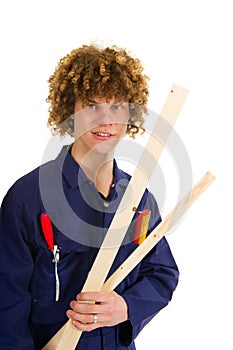 Young carpenter