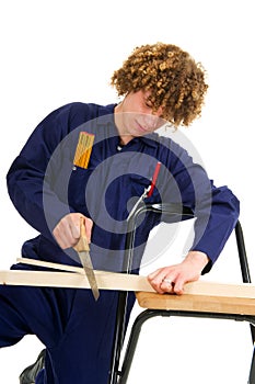Young carpenter