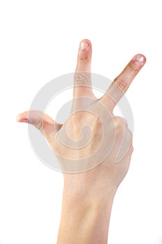 Young caucasian teenage boy close up of hands