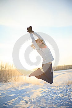 Young caucasian woman