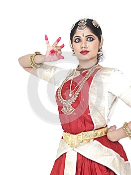 Young classical dancer from india