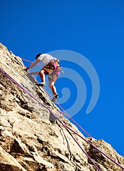 Young climber