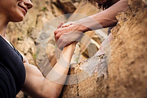 Young Climbers Rock Climbing