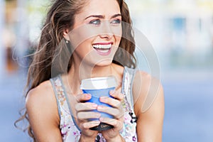 Young coffee drinker