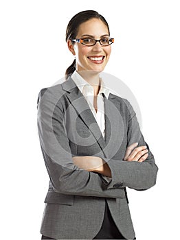 Young confident business woman 1