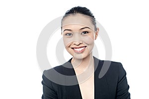 Young confident smiling businesswoman